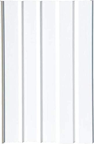 Vinyl Skirting Box of 8 White Solid Panels 16" Wide by 46" Tall. Premium 40 Mil Thickness.