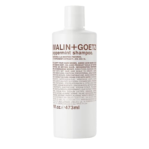 MALIN+GOETZ Clarifying Shampoo | Cool Peppermint Formula | Daily Cleanser with Amino Acids | For All Hair Types | Vegan, Sulfate-Free & Unisex