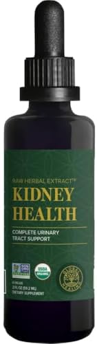 Global Healing USDA Organic Kidney Health with Cranberry & Hydrangea - Kidney Cleanse Liquid Supplement & Stones Dissolver for Urinary Health