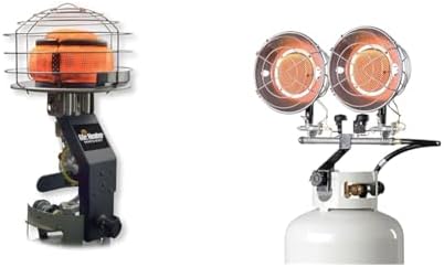 Mr. Heater Original 540-Degree 45, 000 BTU Tank Top Radiant Propane Heater | 30, 000, Constructed with an adjustable 360 degree burner