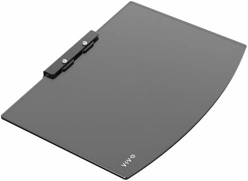 VIVO Floating Wall Mount Tempered Glass Shelf for DVD Player, Audio, Gaming System, Streaming Devices, Black, MOUNT-SF011
