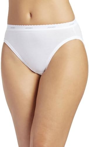 Jockey Women's Underwear 100% Cotton Classic French Cut - 3 Pack