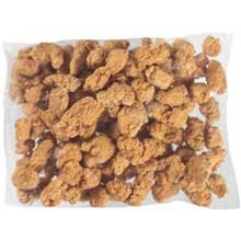 Tyson Fully Cooked Homestyle Chicken Breast Chunk Fritters with Rib Meat, 5 Pound -- 2 per case.