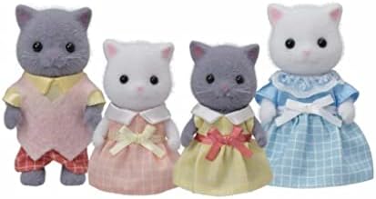 Sylvanian Families 5455 Persian Cat Family Dolls