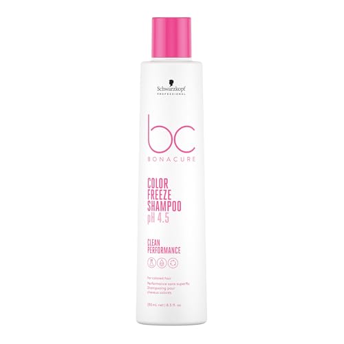 BC BONACURE pH 4.5 Color Freeze Micellar Silver Shampoo, 33.8-Ounce