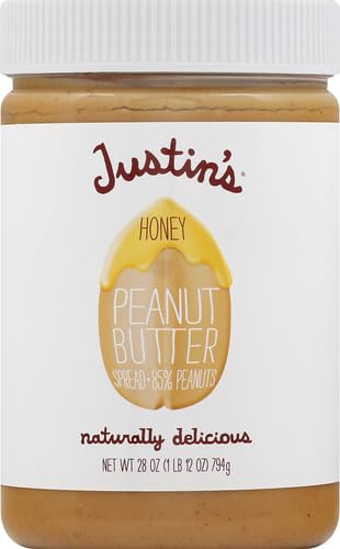 Justins, Peanut Butter Blend Honey Jar, 16 Ounce
