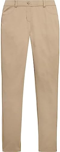Nautica Girls' School Uniform Stretch Interlock Jegging