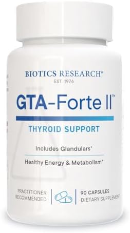 Biotics Research GTA Forte II™ Selenium Supplement with Zinc, Copper, Porcine Glandular & Rubidium, Endocrine Glands Support