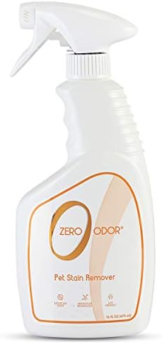 Zero Odor - Pet Stain Remover & Odor Eliminator - Permanently Remove Stain & Odor with Patented Technology Best for Carpet, Furniture, Floors