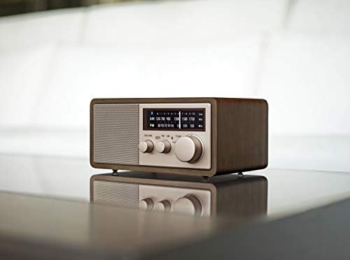 Sangean WR-16 AM/FM, Aux-in, Bluetooth, Wooden Cabinet Radio