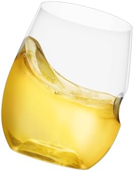 GOVINO Unbreakable Plastic Wine Glasses - Stemless Shatterproof Tritan Glassware, Fancy Cups That Look Like Glass, 12oz, Set of 4