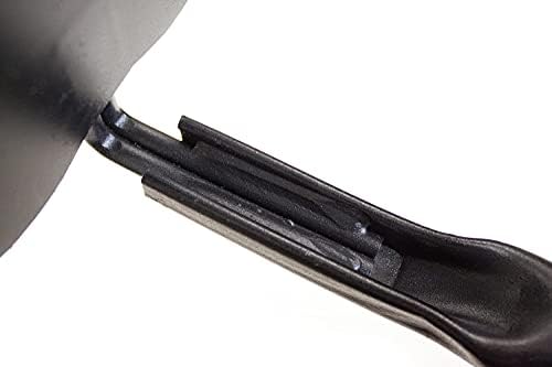 BULLY TOOLS 12-Gauge Garden Hoe for Gardening, Heavy Duty Draw Hoe for Weeding, Cultivating and Turning Soil
