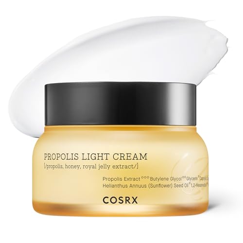 COSRX 64% Propolis Honey Lightweight Cream, Instant Golden Glow,2.19 fl.oz