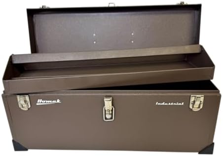 Homak 32-Inch Industrial Steel Toolbox, Brown Wrinkle Powder Coat, BW00200320