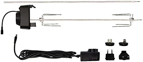 Masterbuilt® Gravity Series Rotisserie Accessory Attachment with Stainless Steel Spit Rods, Meat Claws and and Electric Power Source