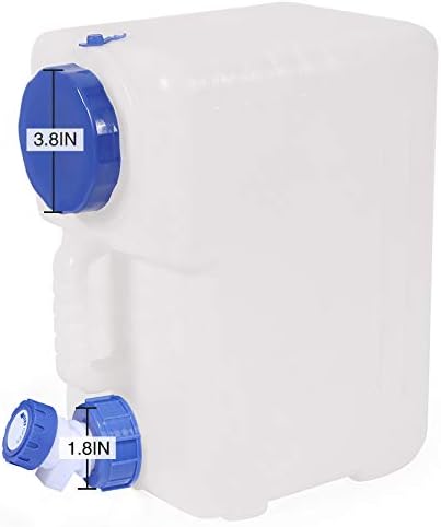 5 Gallon Water Container with Spigot, Portable Camping Water Jug