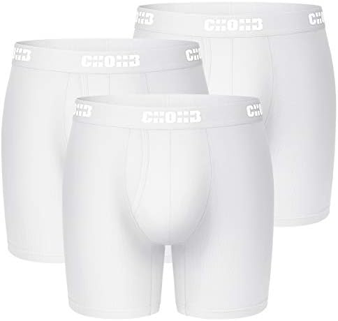 Men's Underwear Micro Modal 3 Pack Boxer Briefs Open Fly