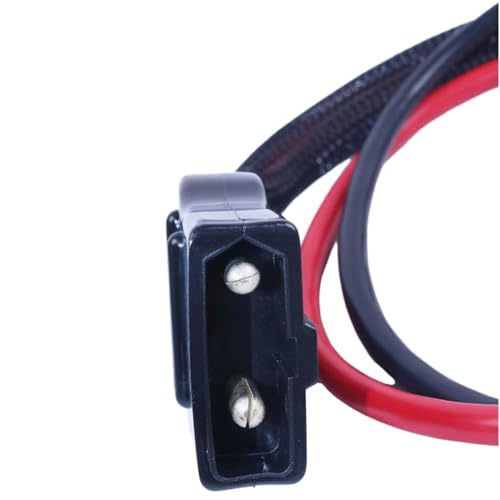 JZGRDN 2Pin Battery Cable Harness Plow Side 21294 8245 with Plug Cover | Compatible with Western Fisher Snow Plows