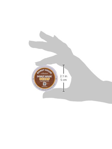 Donut House Collection Chocolate Glazed Donut, Single-Serve Keurig K-Cup Pods, Flavored Light Roast Coffee, 24 Count
