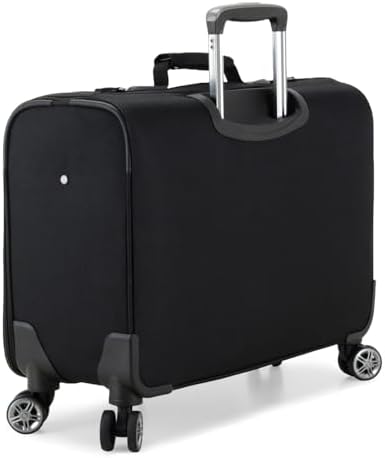 Traveler's Choice Carry-On Softside 8-Wheeled Spinner Garment Bag Luggage, Black, 21-Inch