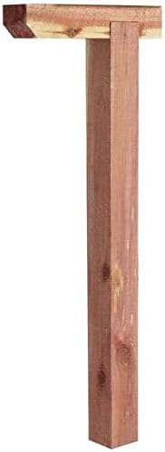 Gibraltar Mailboxes Cedar Drive-In Aromatic Cedar Wood, Mailbox Post, DPK00000