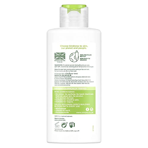 Simple Kind To Skin Hydrating Light Moisturiser 125 ml by Simple