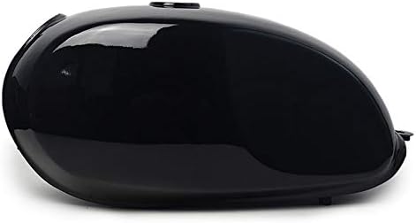 0081 Cafe Racer Motorcycle Fuel Gas Tank 2.9 Gallon Univesal Raw Steel for Honda Yamaha Suzuki Kawasaki (Frame Modification Required)
