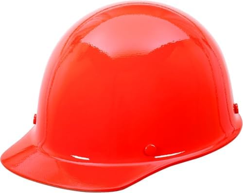 MSA Skullgard Cap Style Safety Hard Hat with Suspension - Non-Slotted Cap, Made of Phenolic Resin, Radiant Heat Loads up to 350F | Staz-On Pinlock Suspension
