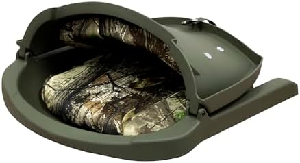 Wise Camo Padded Fold Down Seat, Shadow Grass Blades/Brown Shell
