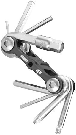 Topeak The Mini 9-Function Bicycle Tool - TT2409, Black/Silver