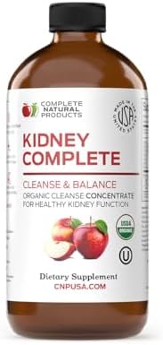 CNP | Kidney Complete Liquid 16oz - ACV, Lemon, Chanca Piedra Cleanse Aid | Kidney support liquid with apple cider vinegar, lemon and organic chanca piedra for daily cleanse and detox routines