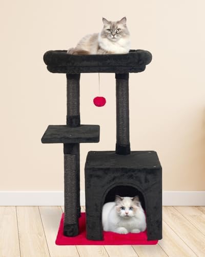 Cute Cat Tree Kitten Cat Tower Condo Cat Furniture Sisal Scratching Posts G