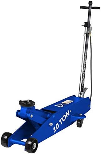 OTC HDJ10P 10-Ton Air/Hydraulic Service Jack, 6-3/8" to 22" Lifting Range