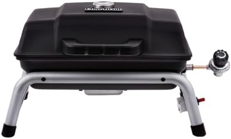 Charbroil 1-Burner Portable Propane Gas Grill, Black – 17402049