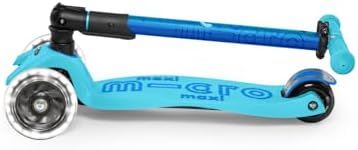 Micro Kickboard | Maxi Foldable LED Kids Scooter for Ages 5-12 | Children