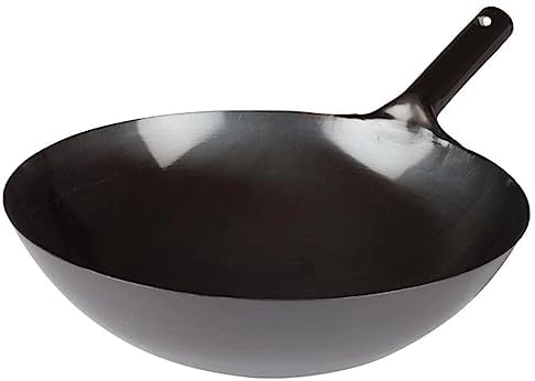 Winco 13 3/4" Stainless Steel Wok Cover | Great for Covered Cooking, Heat Retention, Stir Fry and Kitchen Prep