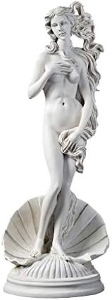 Design Toscano Birth of Venus, Roman Patroness of Love Indoor/Outdoor Garden Statue, 25 inches tall, Cast Stone Resin, Antique Stone Finish