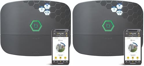 Orbit B-hyve XR Smart Sprinkler Timer - 8-Zone - WiFi-Enabled Indoor/Outdoor Irrigation Controller - App Control - Weatherproof Watering System