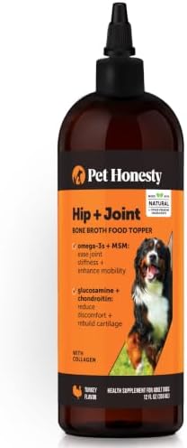Hip + Joint Supplement for Dogs with Glucosamine Chondroitin - MSM, Turmeric & Collagen Soft Chews - Joint Function, Stiffness, and Mobility Support, May Reduce Occasional Discomfort (Chicken, 90 Ct)
