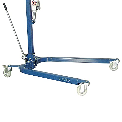 Lumex LF1030 Hydraulic Patient Lift – Manual 6-Point Transfer Aid for Safer Home & Facility Care, 400 lb Capacity