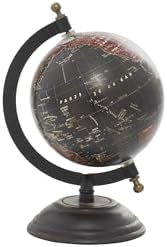 Deco 79 Mango Wood Globe, 6" x 5" x 8", Cream
