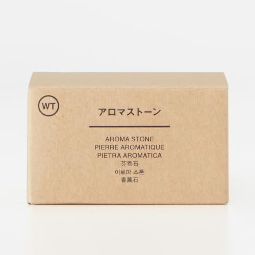 MUJI 02868284 Aroma Stone with Plate, White