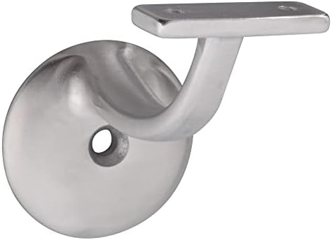 National Hardware Handrail Bracket for Indoor Stairs, Stainless Steel | Adjustable Angle Fits Sloped Stair Runs