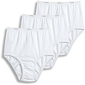 Jockey Women's Underwear 100% Cotton Classic Brief - 3 Pack