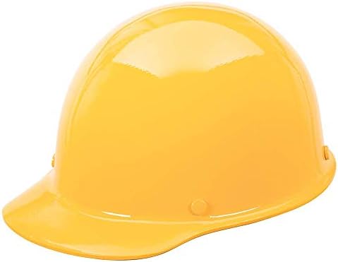 MSA Skullgard Cap Style Safety Hard Hat with Suspension - Non-Slotted Cap, Made of Phenolic Resin, Radiant Heat Loads up to 350F | Staz-On Pinlock Suspension