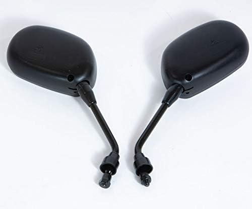 Deluxe Scooter Rear View Mirror Pair for Most Pride Mobility Scooters (Only Works with Scooters with Screw Holes On The Tiller)