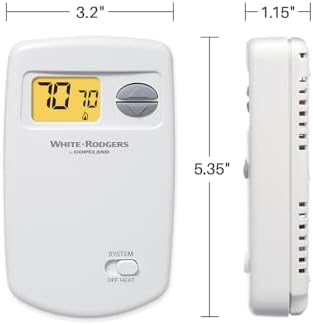 White-Rodgers 70 Series Classic, Non-Programmable, Thermostat, 1E78-140