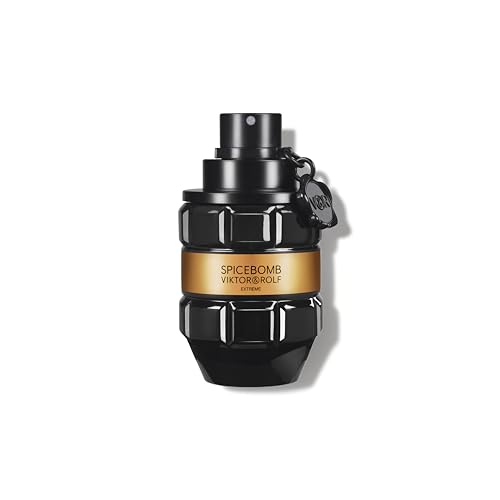 Viktor&Rolf Spicebomb Extreme Eau de Parfum - Woody Amber Cologne for Men | Fragrance with Black Pepper, Saffron & Cistus - Long Lasting - Fresh Mens Scent Perfect for Cool Evening Wear