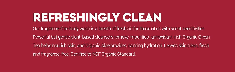 Desert Essence Fragrance Free Body Wash Description