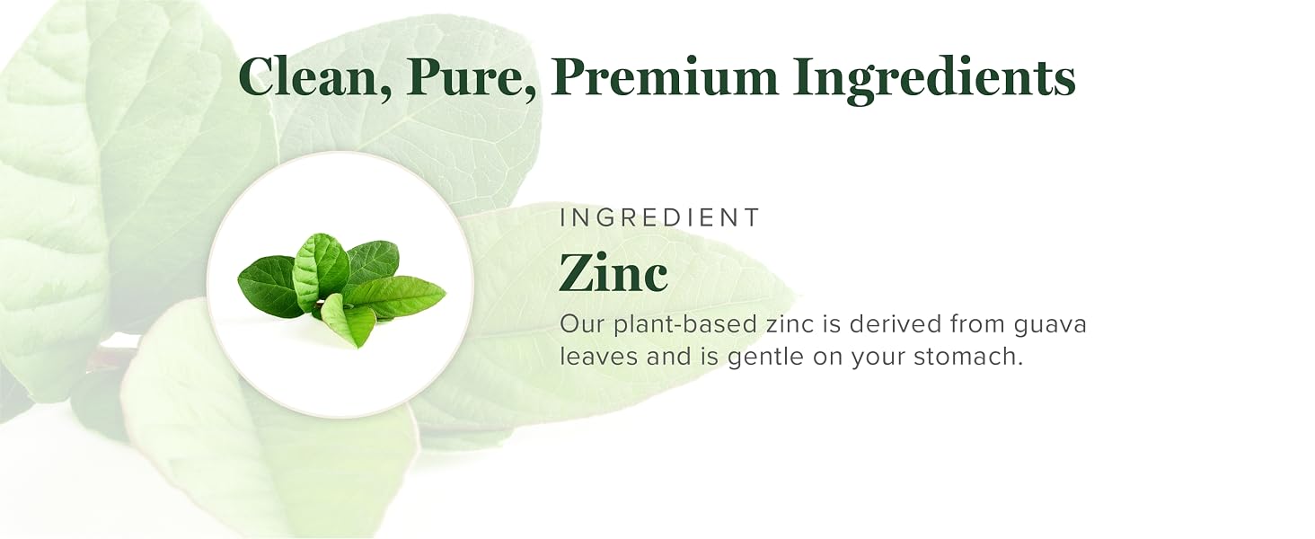 Clean, Pure, Premium Ingredients
